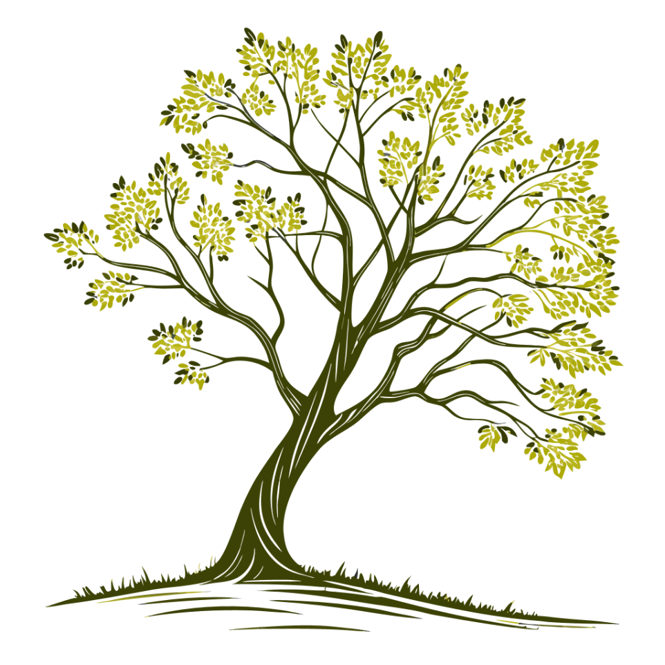 Symbol für nachhaltige Forstwirtschaft aus heimischen Wäldern